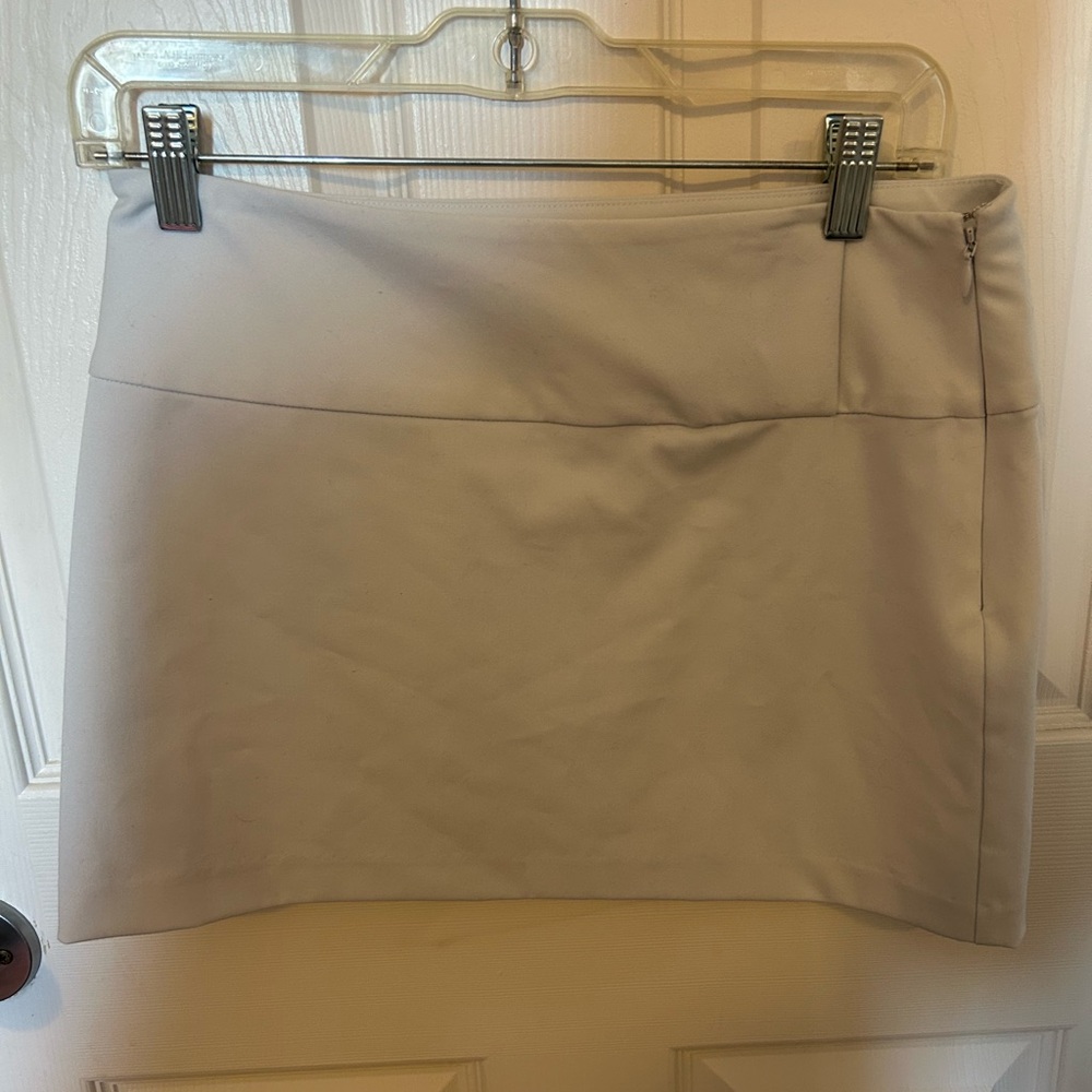 Aritzia White Mini Skirt